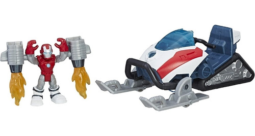 Marvel Super Hero Adventure Iron Man Moto Nieve Playskool