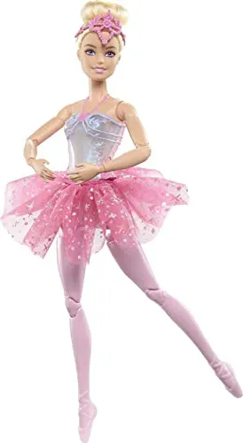Mu eca Barbie M gica Bailarina Cabello Rubio Iluminada F