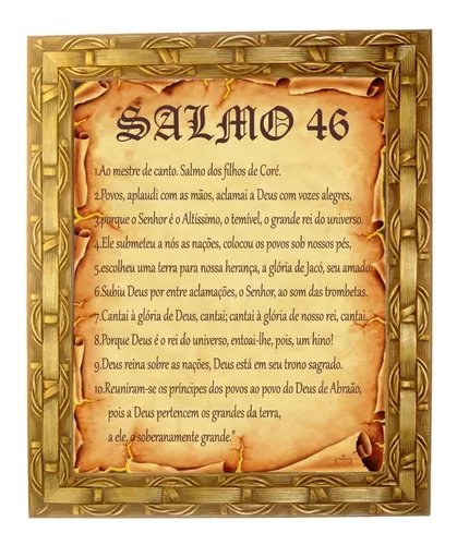 Quadro decorativo Salmo 25