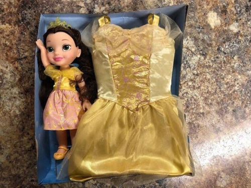 Muñeca Disney Princess Belle Doll Girl Dress Gift Set