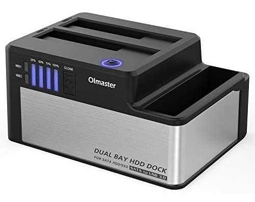 Docking Station Bahía Dual Para Discos Duro Sata 2.5 3.5 Ssd