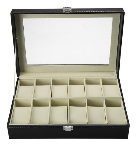 Imagen 6 de 8 de Caja De Reloj De Lujo De 12 Plazas, Estuche, Gran Promoción