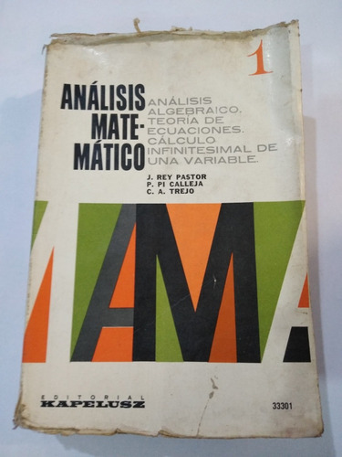 Analisis Matematico 1 Ed. Kapelusz