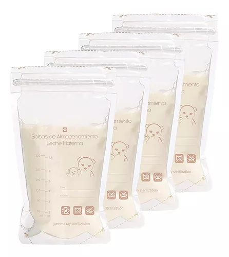 Bolsas Para Leche Materna Almacenamiento 220ml, 120 Piezas