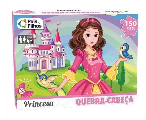 Quebra Cabeça Princesa 150 Peças - Pais & Filhos