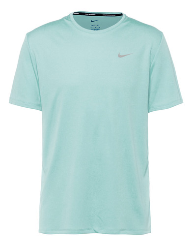 Camiseta Nike Dri Fit Miler Ss Running-verde Mineral