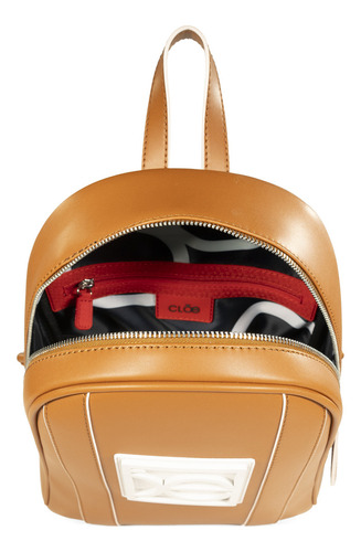 Bolsa Backpack Cloe Tinely I Mediano Color Marrón claro