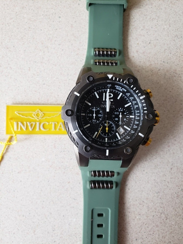 Relógio Invicta Bolt Men 25471 Original Militar Verde Preto