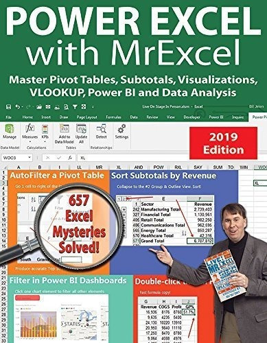 Power Excel 2019 With Mrexcel Master Pivot Tables,.., De Jelen, B. Editorial Holy Macro! Books En Inglés