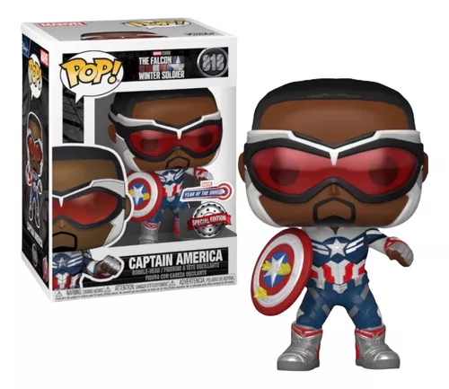 Funko Pop Marvel - Captain America (Facet) (Exclusivo Phantom