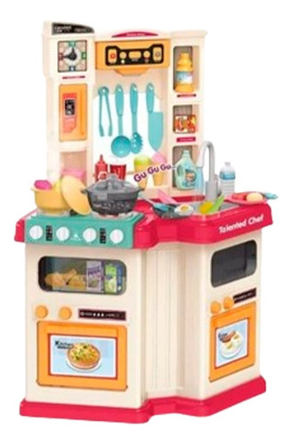 Cocinita Juego Infantil 67pz Chef Luz Sonido Niño Real Chef