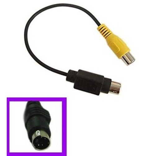 Plomo 2 X 4 Pin S-video Tv A Rca Macho Cable Av Convertidor 