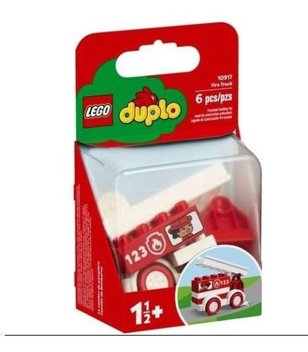 Lego Duplo Caminhão De Bombeiros Vermelho 6 Peças 10917