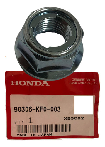 Porca Flange 12 Mm Roda Dianteira Lead 110 Original Honda