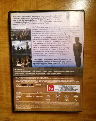 Dvd Linha De Passe (filme Nacional)