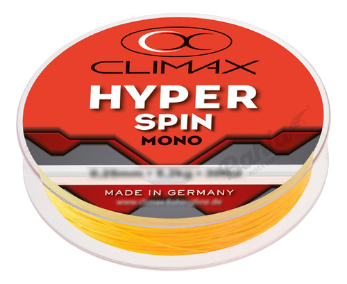 Nylon Tanza Climax Hyper Spin Monofilamento 100 Mt Amarillo