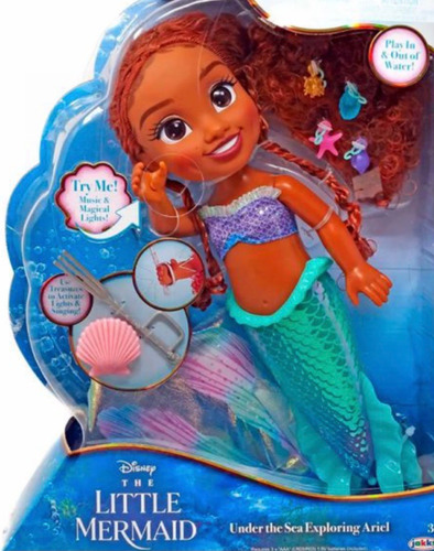 Muñeca Ariel La Sirenita Explora Bajo El Mar