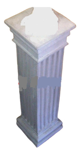 Columna Cuadrada Pedestal Cemento 80 Dorico