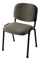 Comprar Silla Fija Apilable Tapizada En Tela Color Gris Material Del Tapizado Tela Marathon