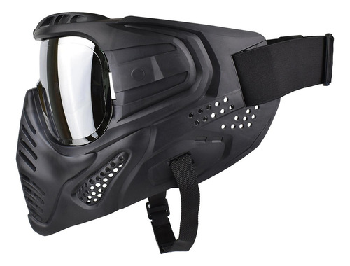 - Máscara De Cara Completa Cs Paintball Juegos Lente