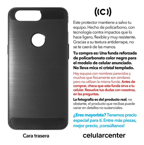 Funda Premium Oneplus 5t Case Protector Carbono One Plus 1+