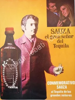 Cartel Retro Tequila Sauza Conmemorativo 1969 V343