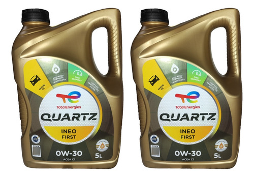 10 Litros Total Quartz 0w30 Ineo Firts Dpf Bluehdi Acea C1