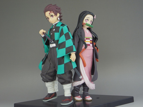 Action Figure Conjunto Demon Slayer Tanjiro E Nezuko - Sega