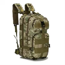 Comprar Mochila Camping Tactica Militar Viaje Mochilero Trekking Color Verde Camuflado