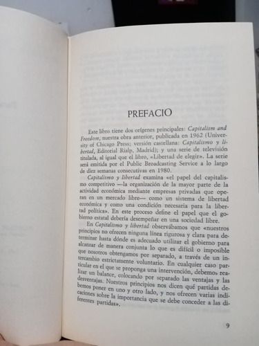 Libertad De Elegir / Milton Y Rose Friedman /orbis (Usado)