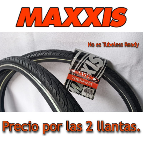 2 Llantas Mtb Maxxis Overdrive 27.5*1.65 -costado Reflectivo