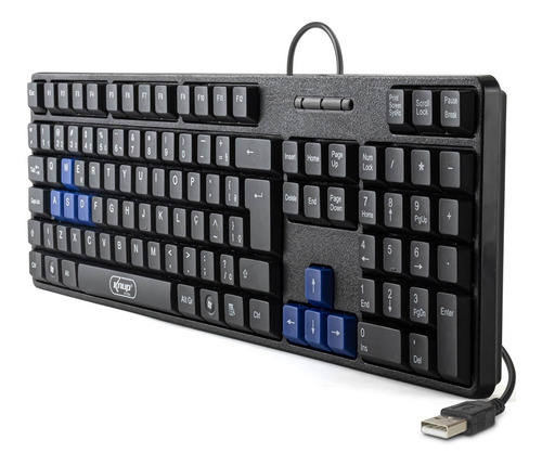 Teclado Gamer Confortável Silencioso Teclas Destaque Barato