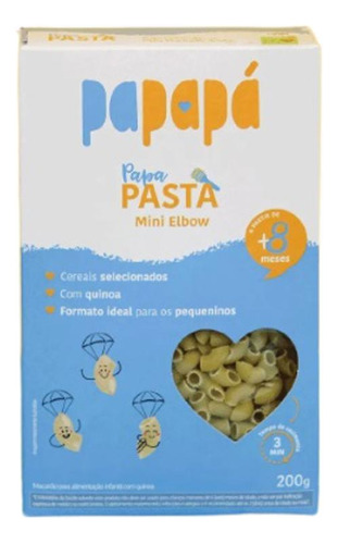 Macarrão Infantil Mini Elbow Papapá 200g