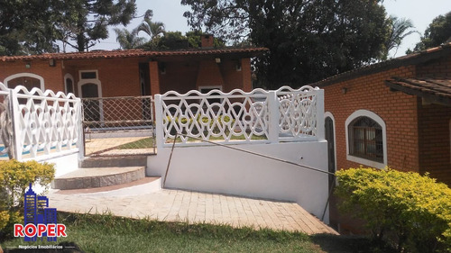 Excelente Chácara De 2.040 Metros Com Piscina À Venda Na Estancia Brasil Em Atibaia!! - Ch00846 - 34651767