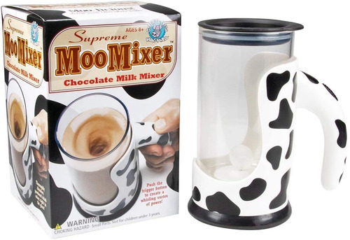 Moo Mixer Supreme - Taza Mezcladora De Leche De Chocolate  M