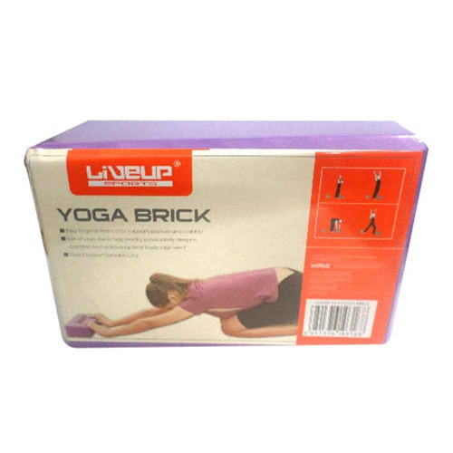 Ladrillo Yoga Pilates Bloque Goma Eva Brick Live Up