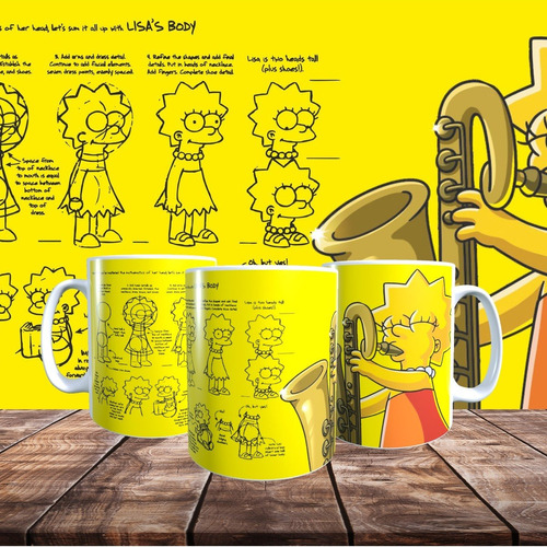 Taza Personalizada Diseño Simpsons M11