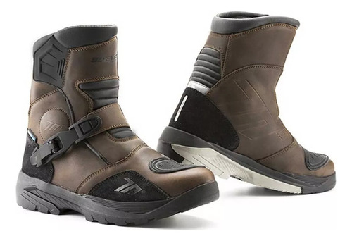 Botas Moto Seventy Sd-ba5 Adventure Touring Cuero - Fas