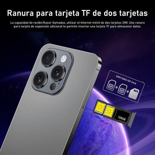 Android Celulares 4g I16 Pro Max 6.56 Pulgadas Barato Ram3gb Y Rom64gb