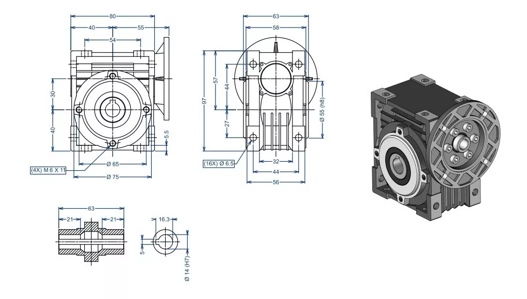 Terceira imagem para pesquisa de motor redutor