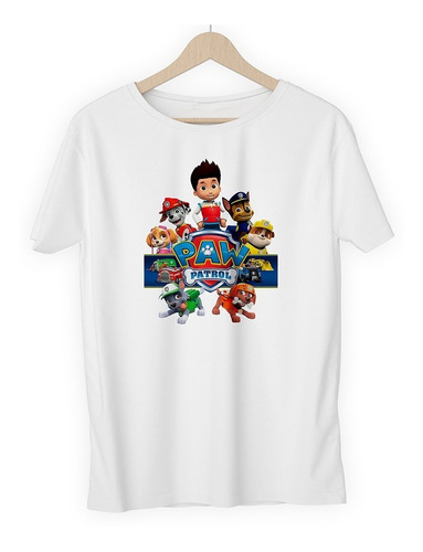 Polera Paw Patrol Niño Niña  Talla De La 6 A La 16