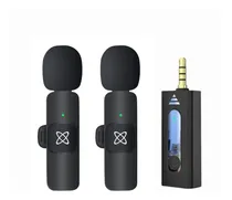 Comprar Microfono Corbatero Inalambrico - 3.5mm - 2 Mic - Megan Tech