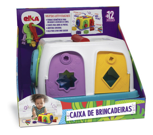 Imagem 1 de 4 de Caixa De Atividades - Brincadeiras - Elka