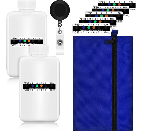 Kit Completo De Prueba De Orina De 14 Piezas, 2 Botellas Vac