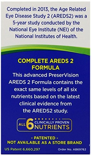 Suplemento Vitamínico Y Mineral, Preservision Areds 2
