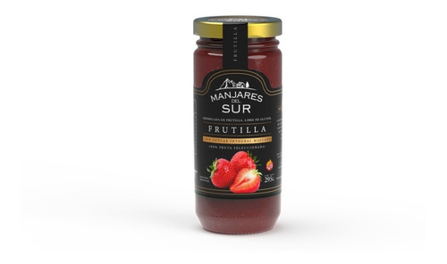 Mermelada Frutilla Con Azucar Mascabo Integral - Sin Gluten