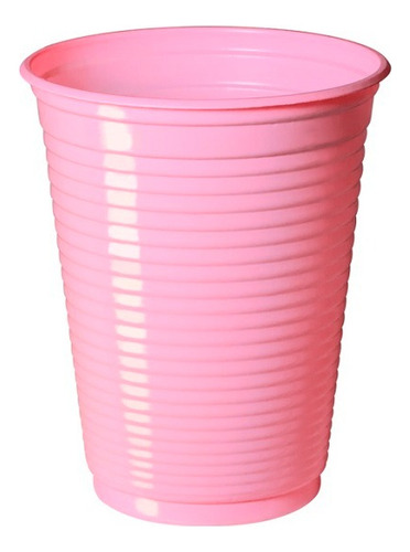 Vaso Fiestita Color Rosa Claro 200ml- Pack X50 - Baldivia 