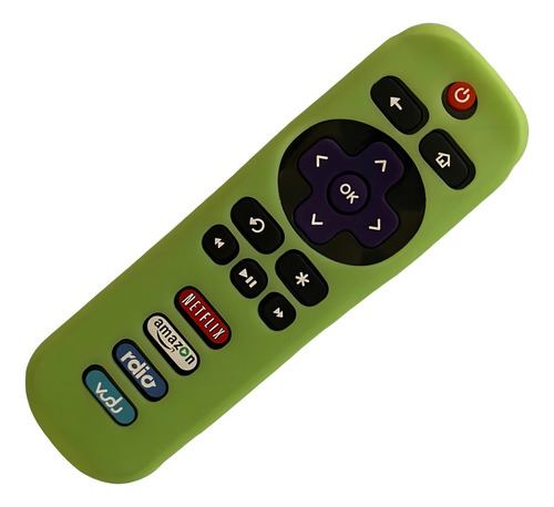 Funda Case Para Control Remoto Tcl Rok U Tv Verde