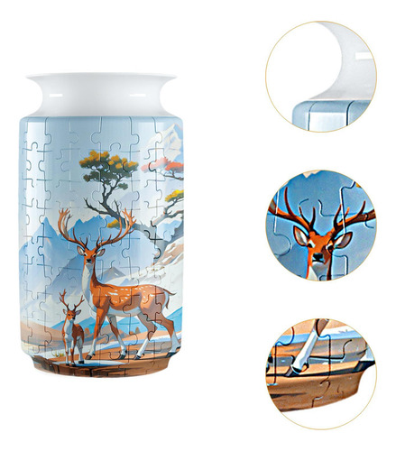 3d Puzzle Vase Diy Craft Creative Con Copa De Agua Estilo B