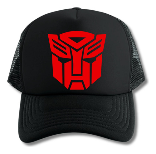 Gorra Trucker Transformers Black And White